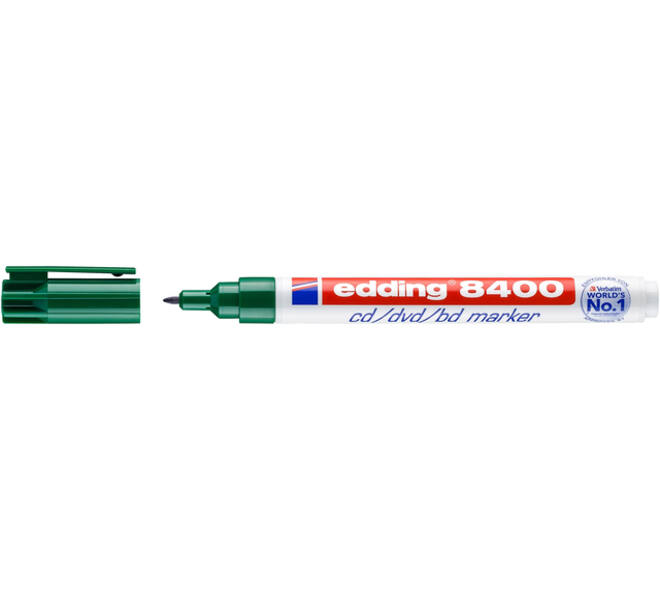 Cd marker edding 8400 rond 0.5-1.0mm groen