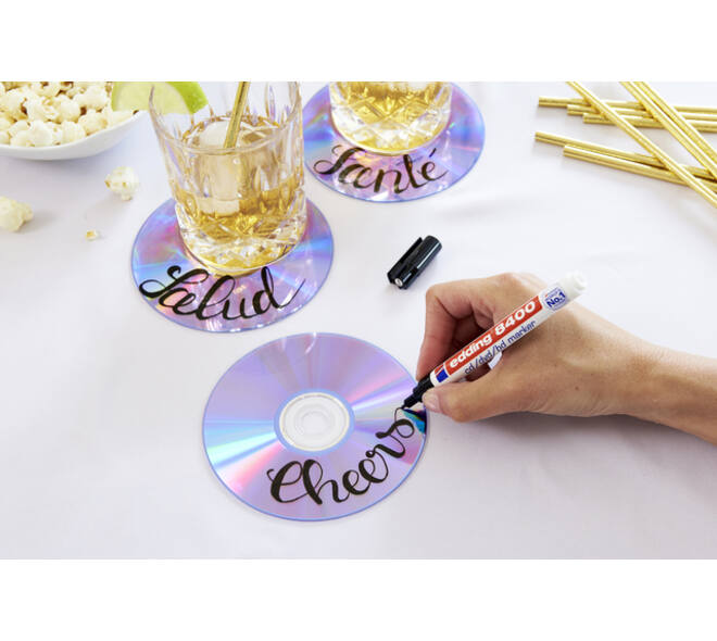 Cd marker edding 8400 rond 0.5-1.0mm rood