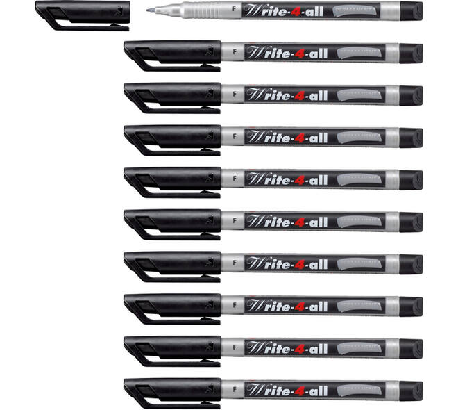 Viltstift STABILO Write-4-All 156/46 fijn zwart