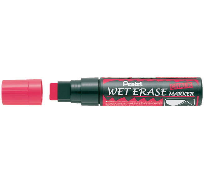 Krijtstift pentel smw56 8-16mm rood