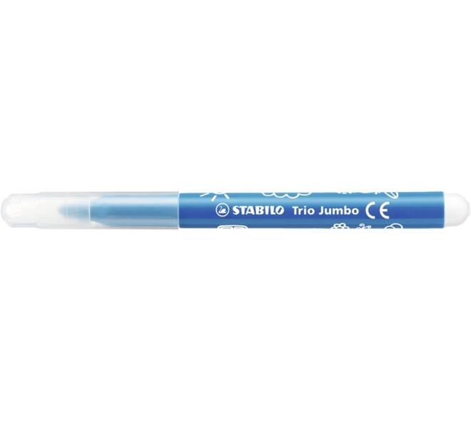 Viltstift STABILO Trio Jumbo 380/12 extra large assorti 12 stuks