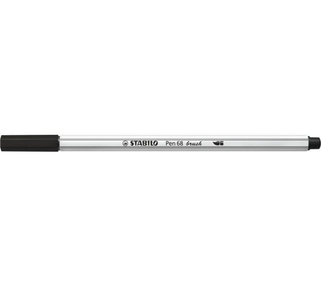 Brushstift STABILO Pen 568/46 zwart