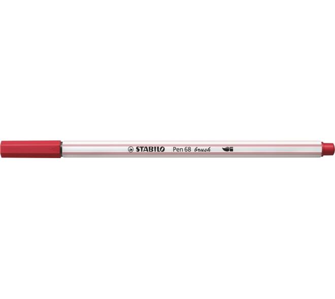 Brushstift STABILO Pen 568/50 donkerrood