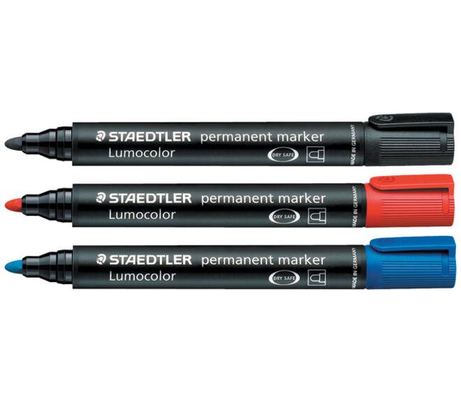 Viltstift Staedtler 352 rond rood 2mm