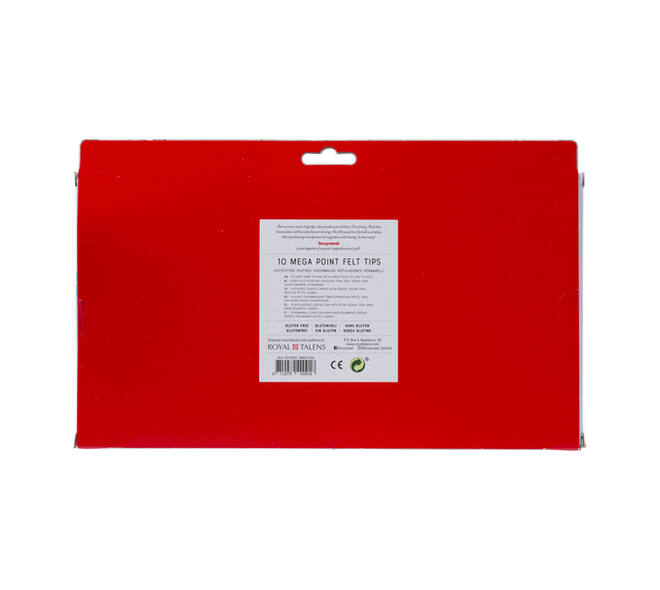 Viltstift Bruynzeel Kids Mega Point assorti 10 stuks