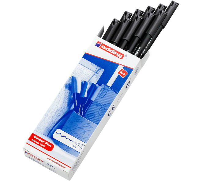 Fineliner edding 1200 001 fijn zwart