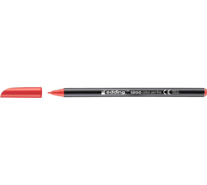 Fineliner edding 1200 002 fijn rood
