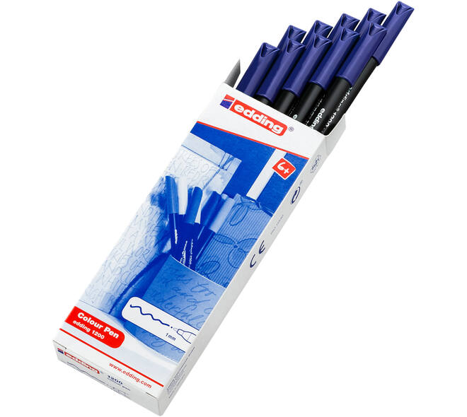 Fineliner edding 1200 003 fijn blauw
