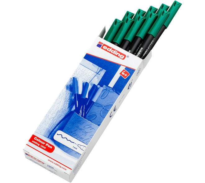 Fineliner edding 1200 004 fijn groen