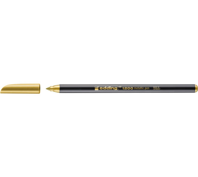 Fineliner edding 1200 053 fijn metallic goud