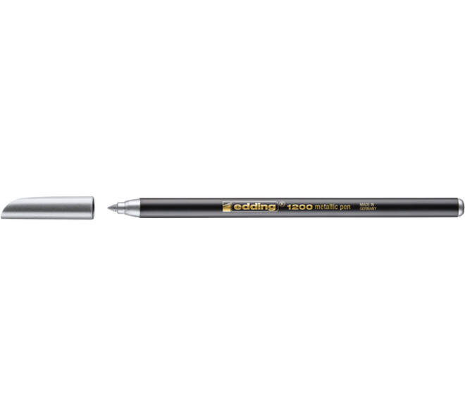 Fineliner edding 1200 054 fijn metallic zilver