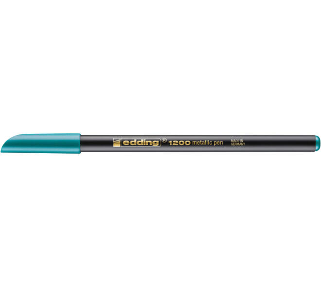 Fineliner edding 1200 074  fijn metallic groen