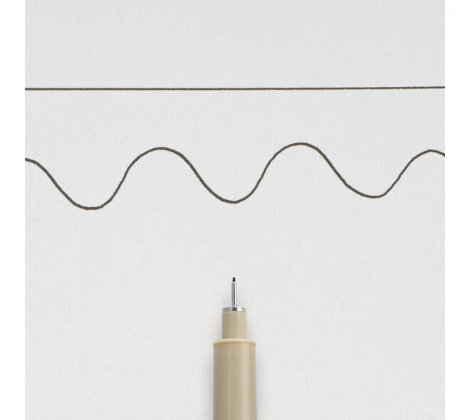 Fineliner Sakura Pigma Micron 02 0.3mm zwart