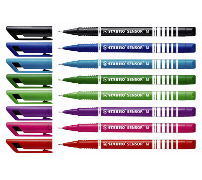 Fineliner STABILO Sensor 187/43 medium lichtgroen
