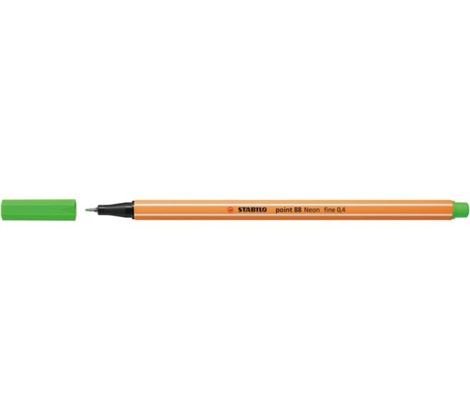 Fineliner STABILO point 88/033 fijn neon groen