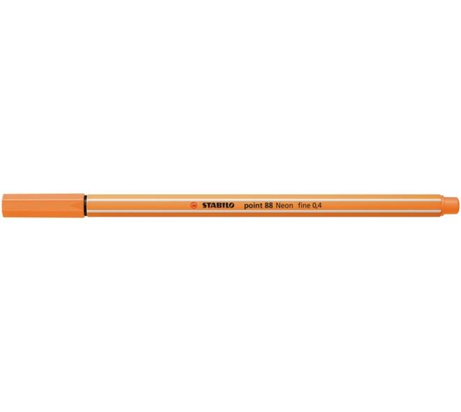 Fineliner STABILO point 88/054 fijn neon oranje