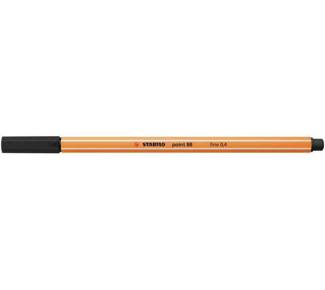Fineliner STABILO point 88/46 fijn zwart