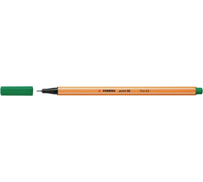 Fineliner STABILO point 88/36 fijn smaragdgroen