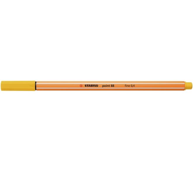 Fineliner STABILO point 88/44 fijn geel