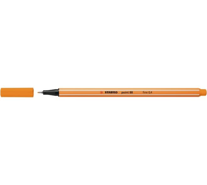 Fineliner STABILO point 88/54 fijn oranje