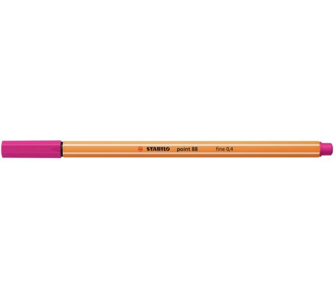 Fineliner STABILO point 88/56 fijn roze rood
