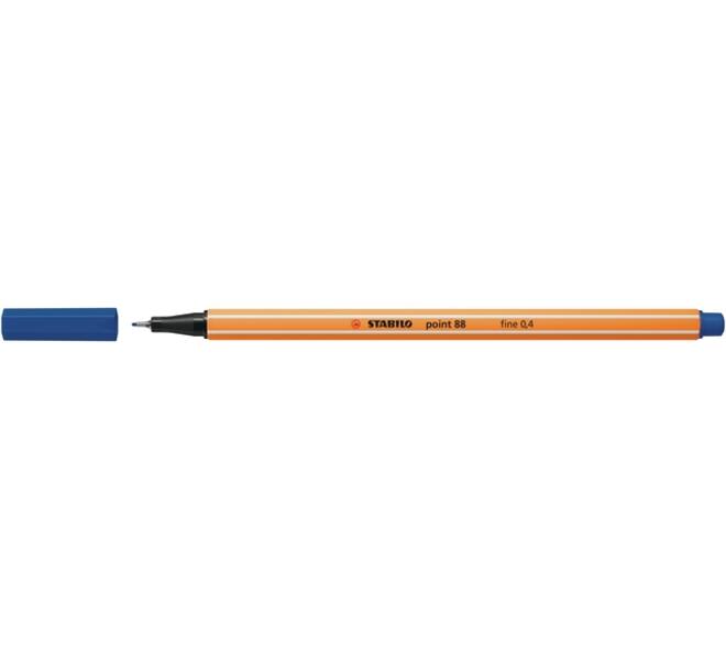 Fineliner STABILO point 88/32 fijn ultramarijnblauw