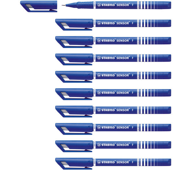 Fineliner STABILO Sensor 189/41 fijn blauw