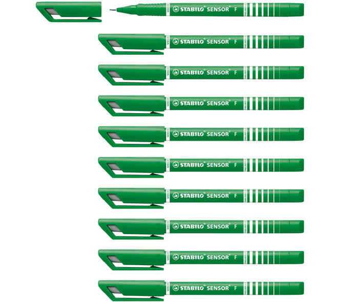 Fineliner STABILO Sensor 189/36 fijn groen