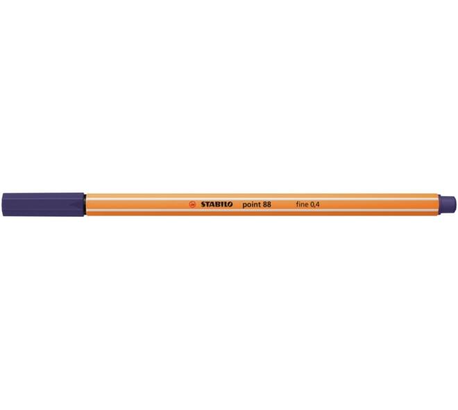 Fineliner STABILO point 88/22 fijn Pruisisch blauw