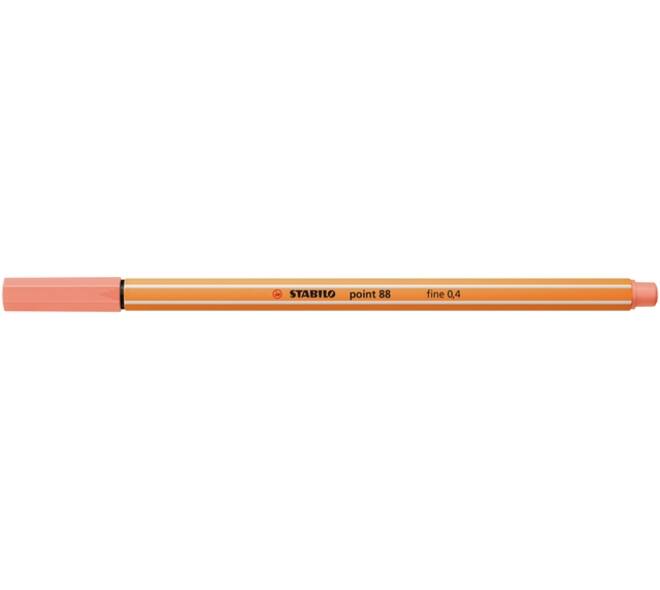 Fineliner STABILO point 88/26 fijn abrikoos