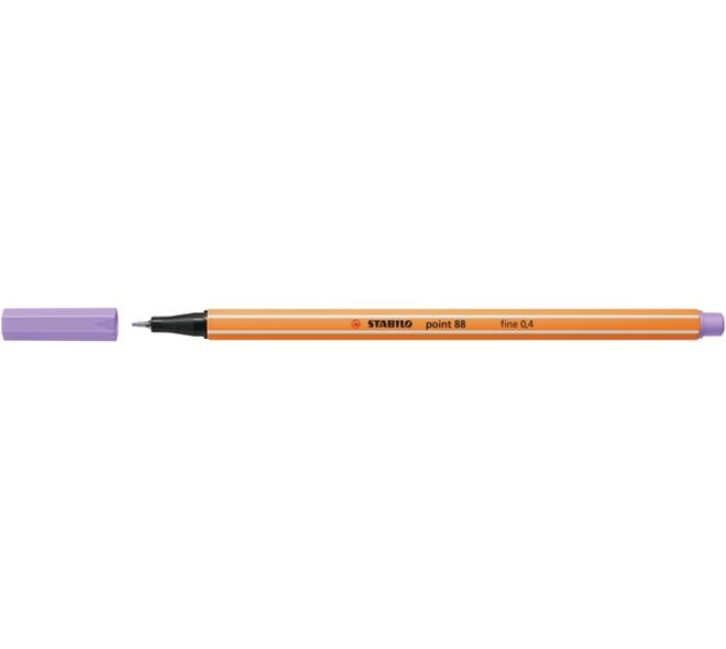 Fineliner STABILO point 88/59 fijn licht lila