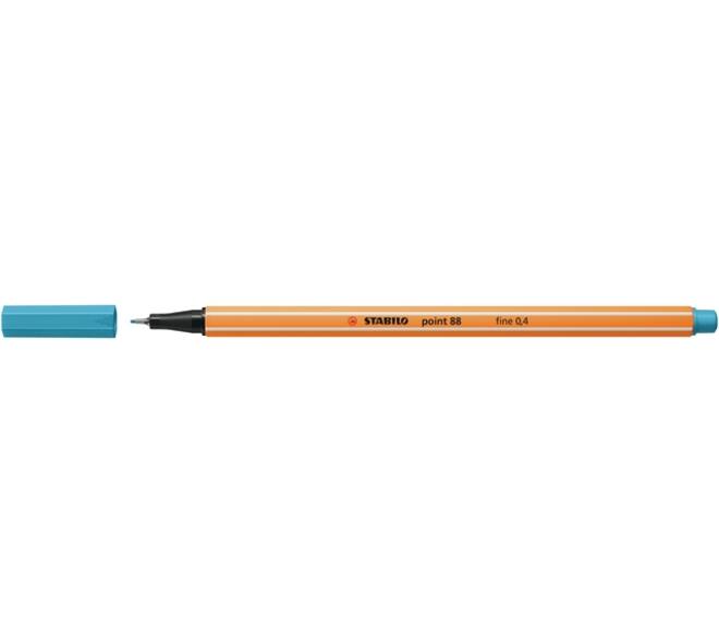 Fineliner STABILO point 88/57 fijn azuurblauw