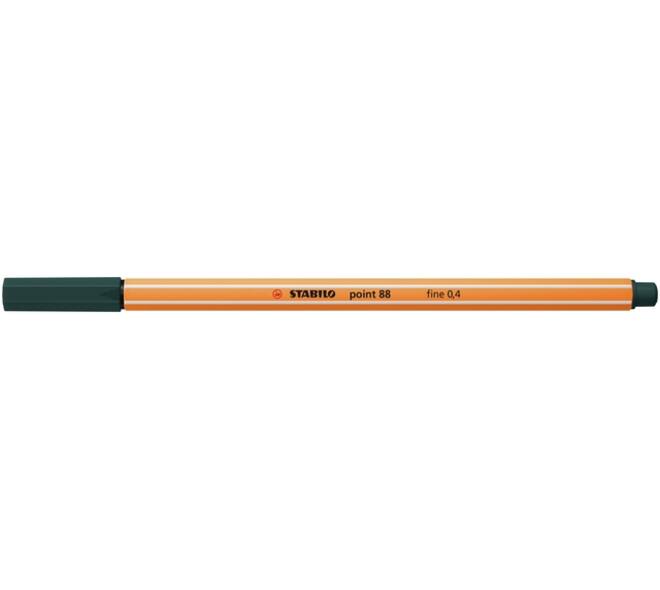 Fineliner STABILO point 88/63 fijn aardegroen