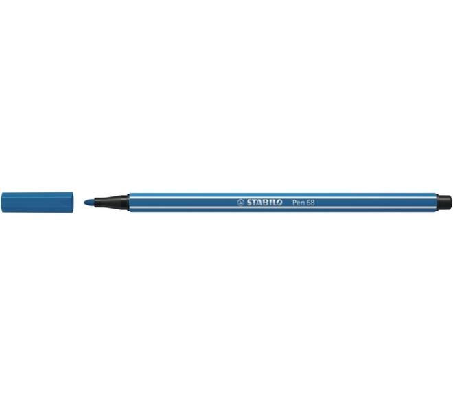 Viltstift STABILO Pen 68/41 medium ultramarijn blauw
