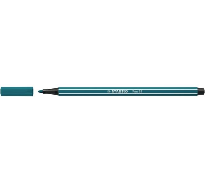 Viltstift STABILO Pen 68/51 medium turquoiseblauw