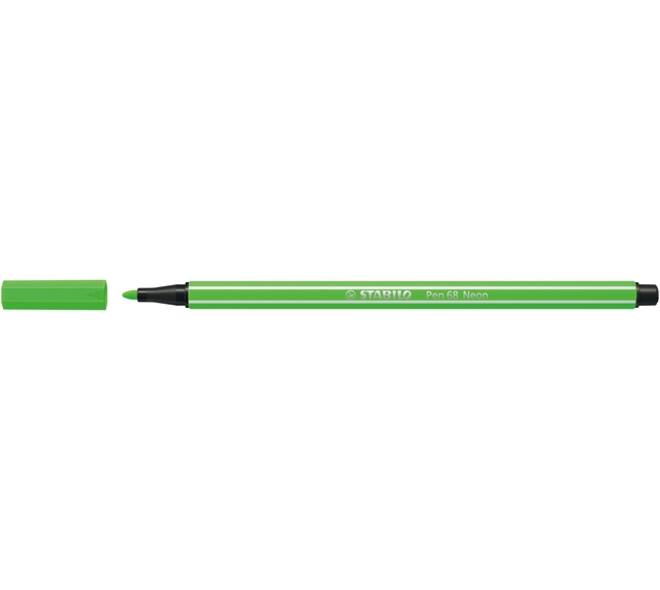 Viltstift STABILO Pen 68/033 medium neon groen
