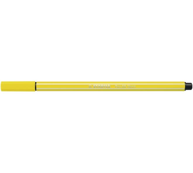 Viltstift STABILO Pen 68/024 medium neon geel