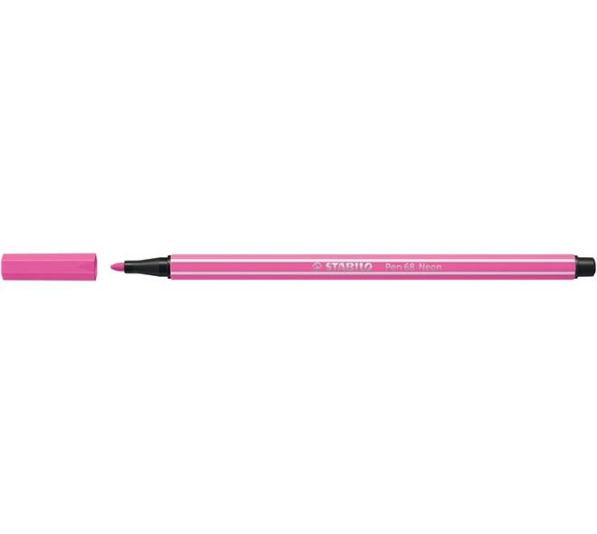 Viltstift STABILO Pen 68/056 medium neon roze
