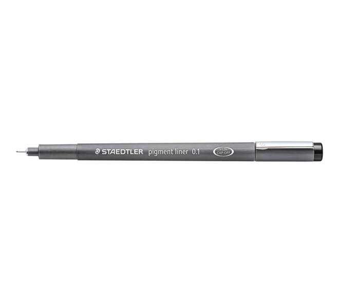 Fineliner Staedtler Pigment 308 zwart 0.1mm