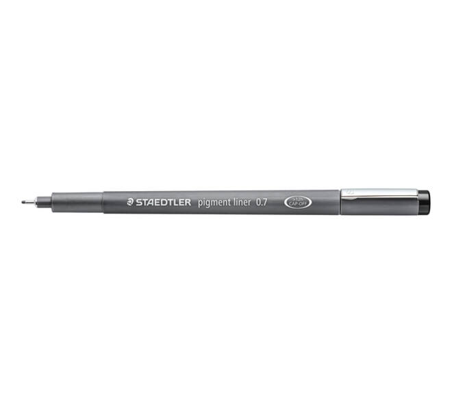 Fineliner Staedtler Pigment 308 zwart 0.7mm