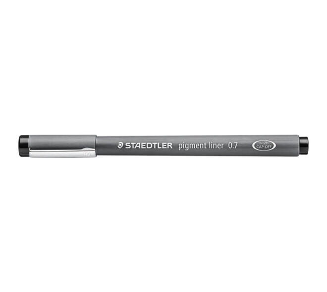 Fineliner Staedtler Pigment 308 zwart 0.7mm