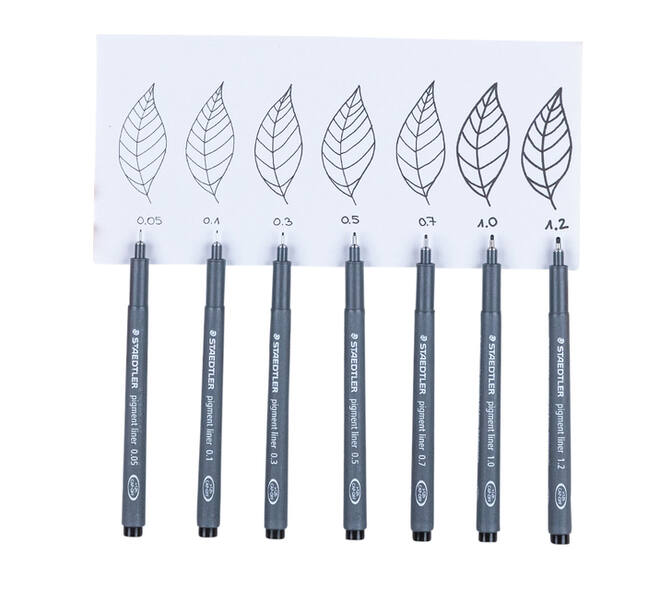 Fineliner Staedtler Pigment 308 zwart 0.6mm