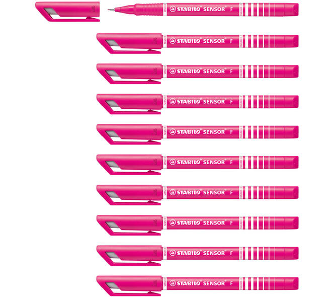 Fineliner STABILO Sensor 189/56 fijn roze