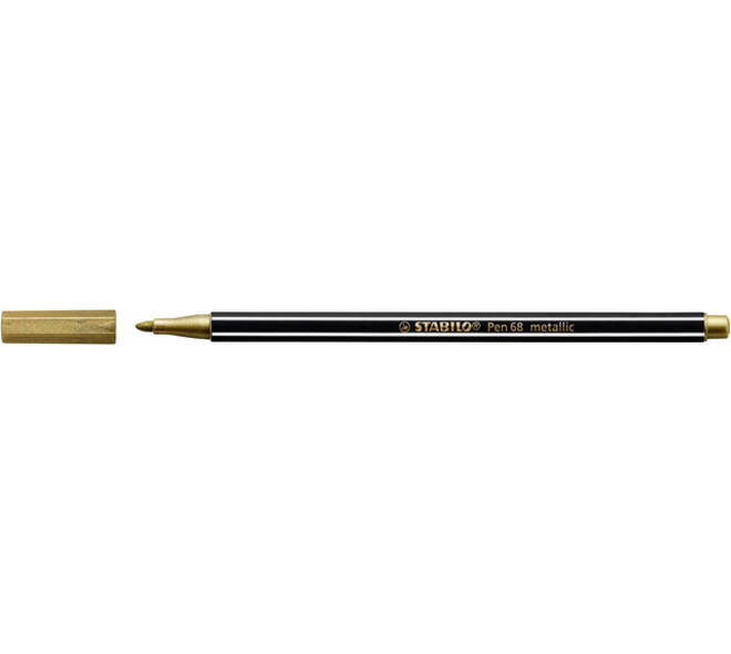 Viltstift STABILO Pen 68/810 medium metallic goud