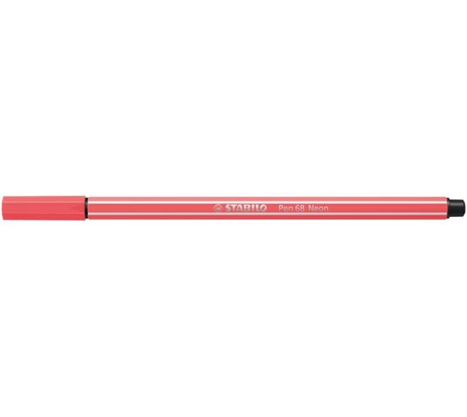 Viltstift STABILO Pen 68/040 medium neon rood