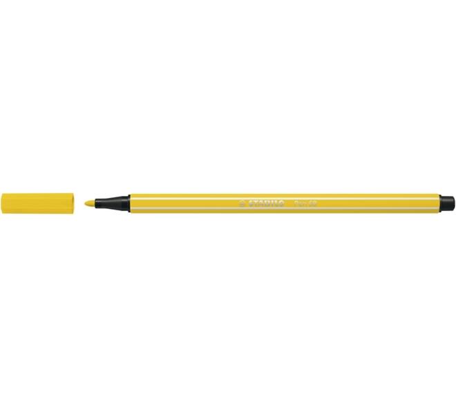 Viltstift STABILO Pen 68/24 medium citroengeel