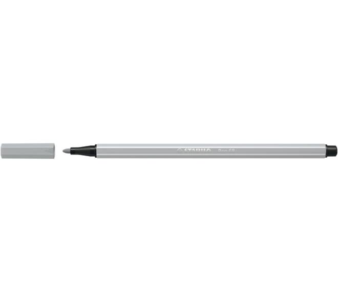Viltstift STABILO Pen 68/94 medium lichtgrijs