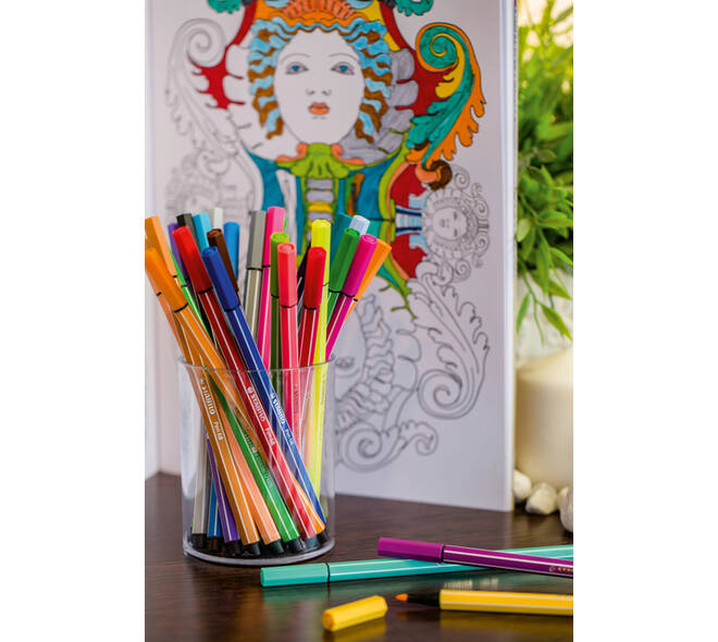 Viltstift STABILO Pen 68/37 medium moddergroen