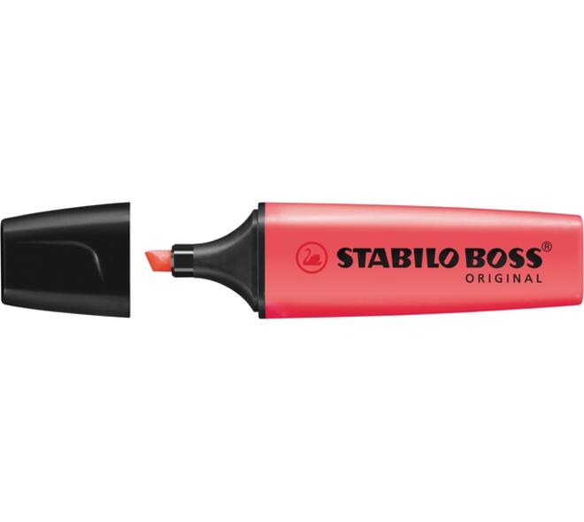 Markeerstift STABILO BOSS Original 70/40 roodroze