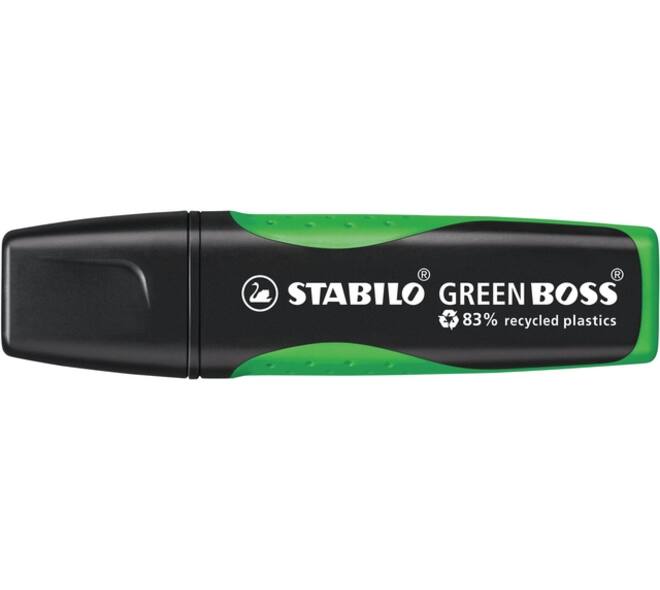 Markeerstift STABILO GREEN BOSS 6070/33 groen